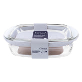 CONSOL CORDOBA RECTANGULAR GLASS CASSEROLE WITH LID, 4.5L