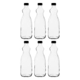CONSOL UTILITY BOTTLES WITH BLACK LIDS 6PK, 750ML