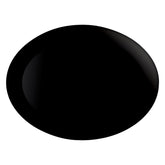 LUMINARC OPAL BLACK OVAL PLATE, 250X330MM