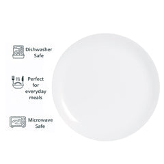 CONSOL OPAL DINNER PLATE, 250MM DIA