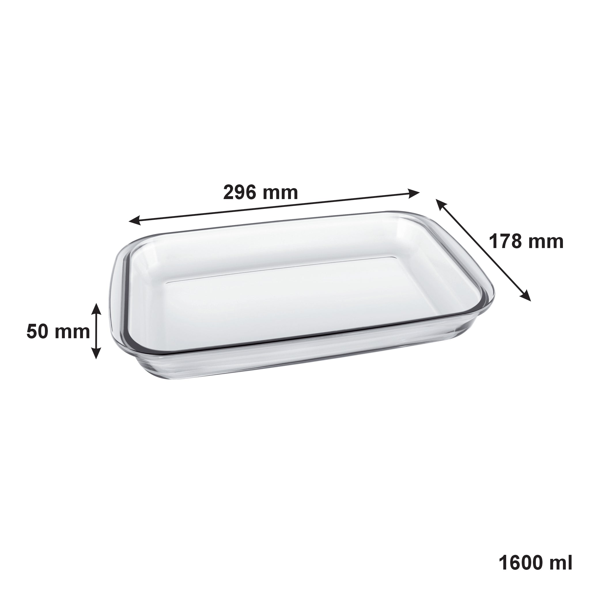 MARINEX RECTANGULAR ROASTER, 1.6L