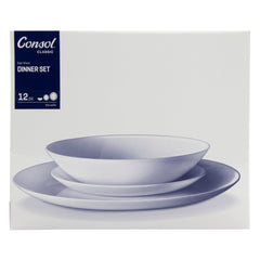 CONSOL OPAL DINNERWARE 12PCS SET
