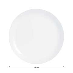 CONSOL OPAL DINNER PLATE,  250MM DIA